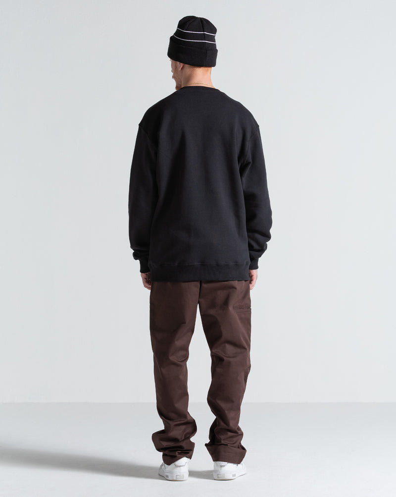 Moletom Careca Volcom Single Stone Preto
