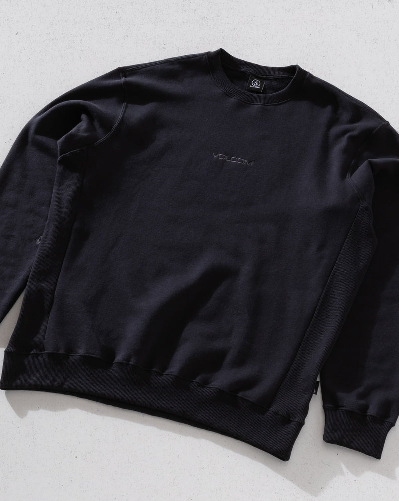 Moletom Careca Volcom Free Fall Preto
