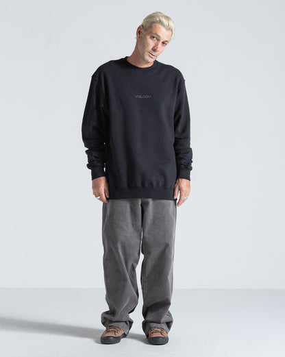 Moletom Careca Volcom Free Fall Preto
