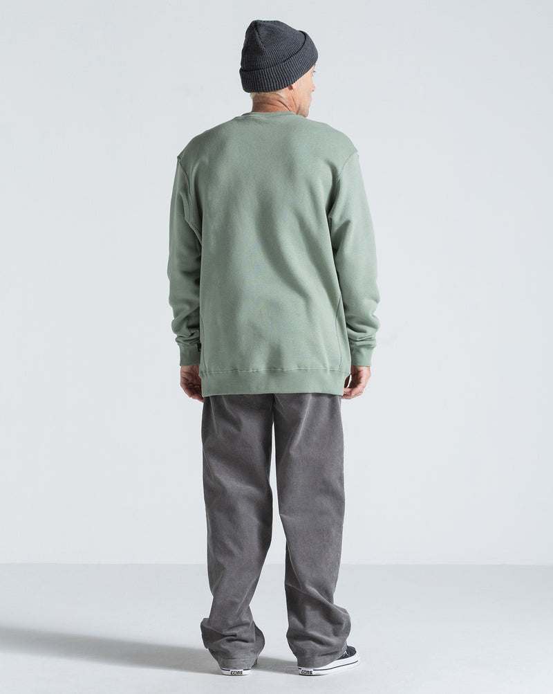 Moletom Careca Volcom Free Fall Verde Claro