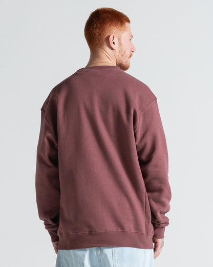 Moletom Careca Volcom Free Fall Bordô