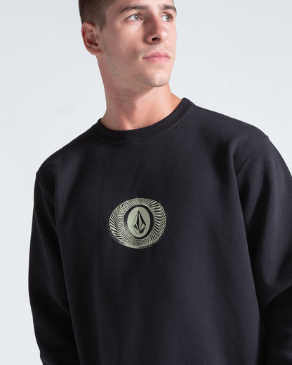 Moletom Careca Volcom Exacto Preto