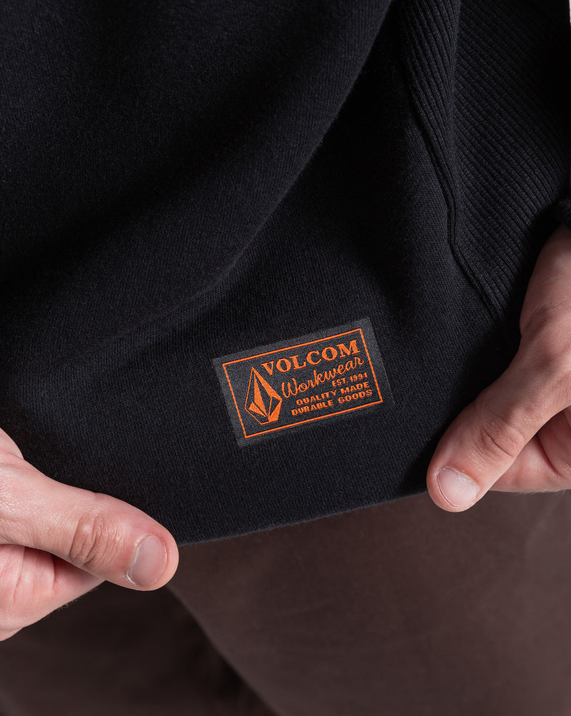 Moletom Careca Volcom Operzone Preto