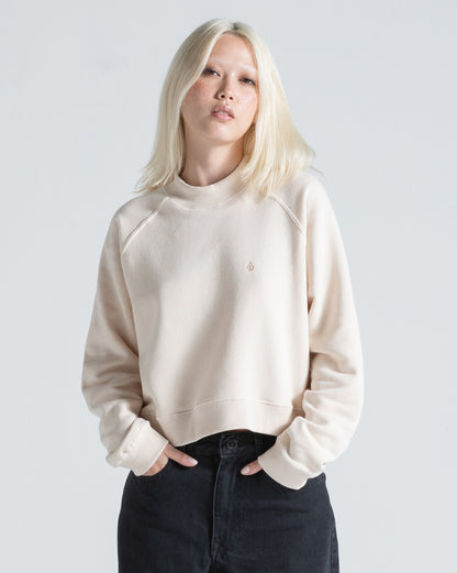 Moletom Careca Volcom Single Stone Off White