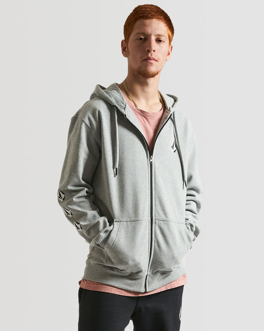 Moletom Volcom Canguru Iconic Cinza