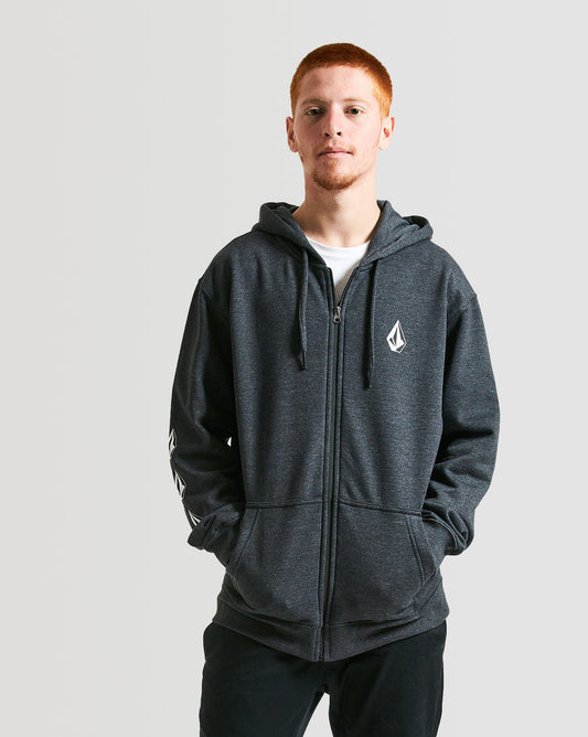 Moletom Volcom Canguru Iconic Preto