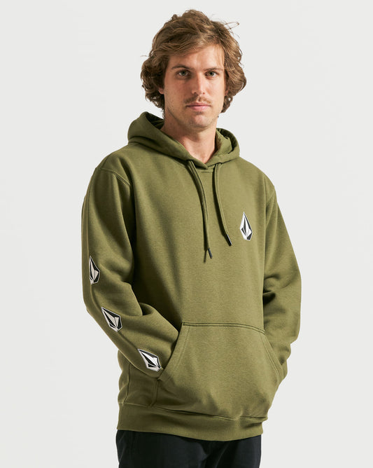 Moletom Volcom Canguru Iconic Militar