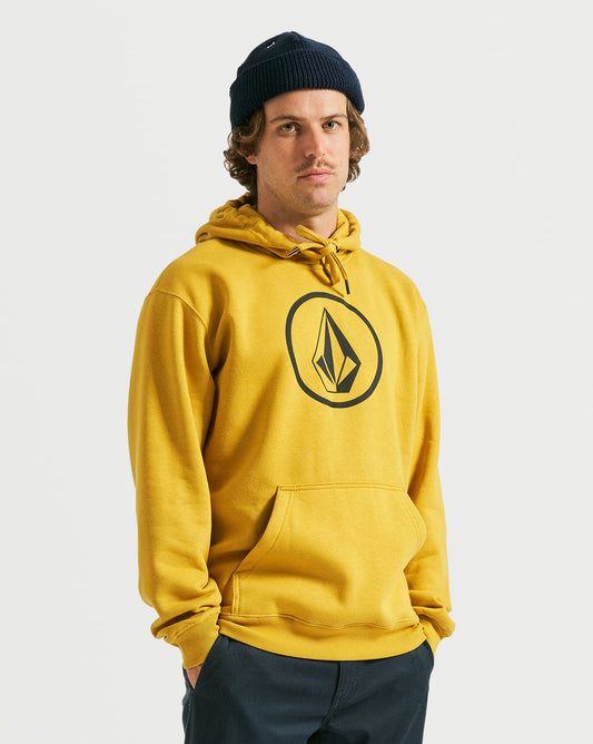 Moletom Volcom Canguru Volstoned Amarelo