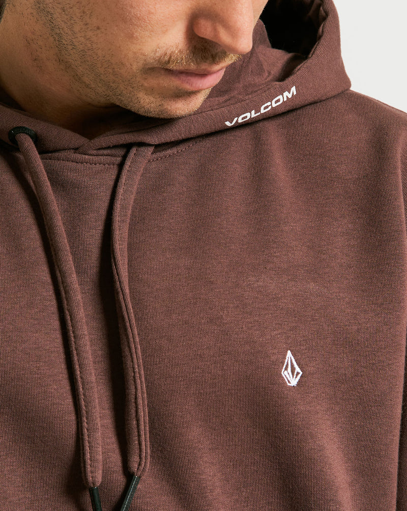 Moletom Volcom Canguru Single Stone Vinho
