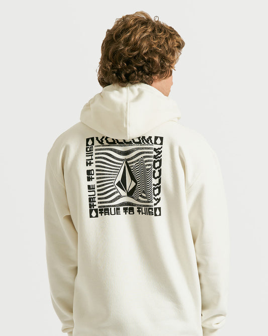 Moletom Volcom Canguru True To This Off White