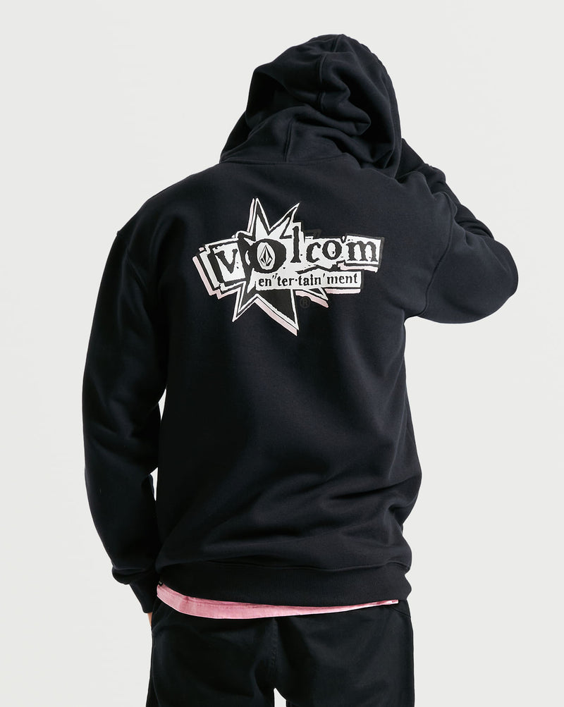 Moletom Volcom Canguru Ent Preto