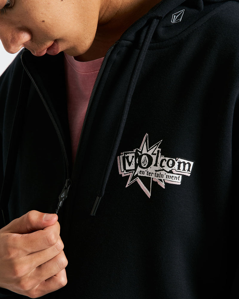 Moletom Volcom Canguru Ent Preto