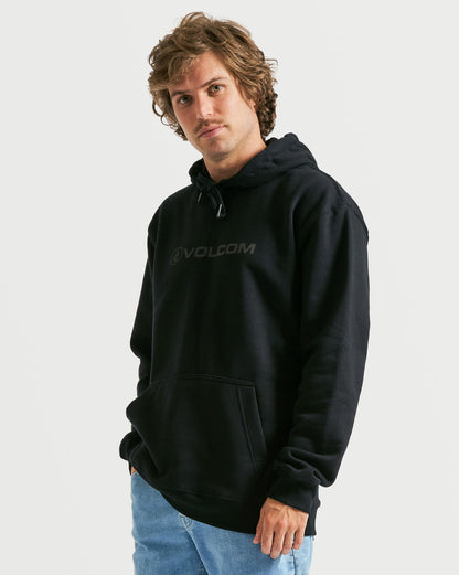 Moletom Volcom Canguru New Style Preto