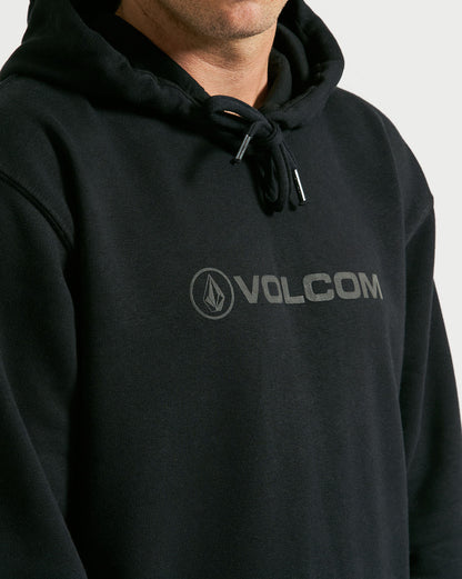 Moletom Volcom Canguru New Style Preto