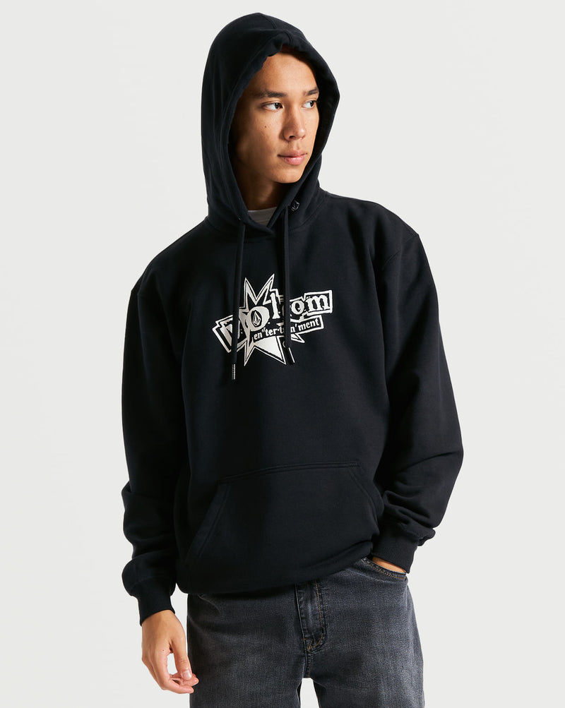 Moletom Volcom Canguru Ent Preto