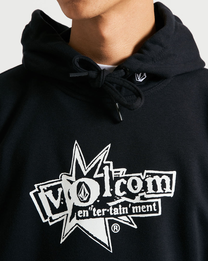 Moletom Volcom Canguru Ent Preto