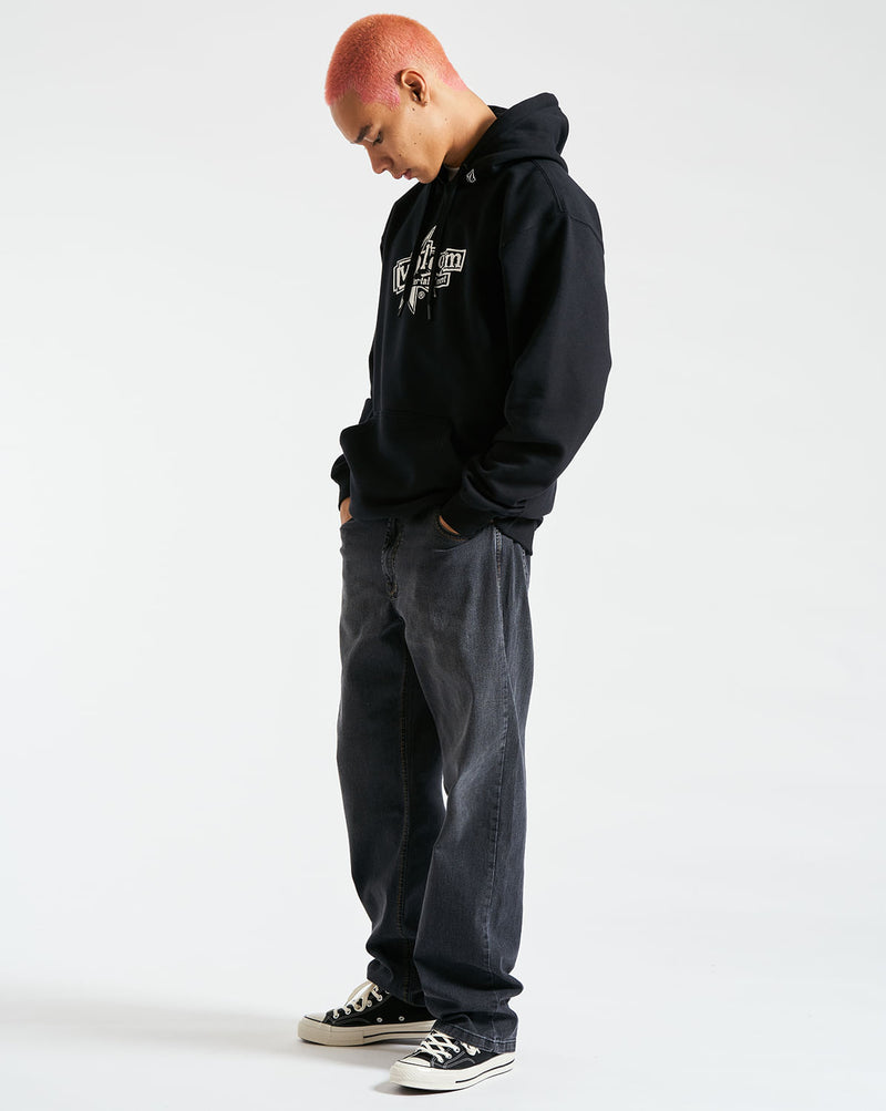 Moletom Volcom Canguru Ent Preto