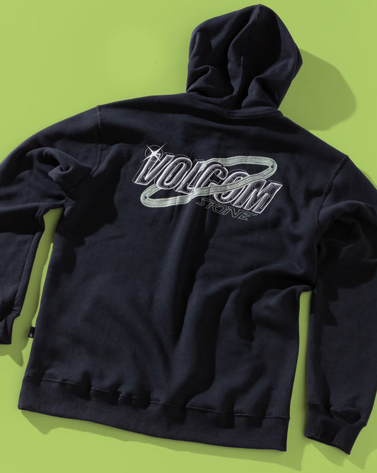 Moletom Volcom Canguru Galactic Preto