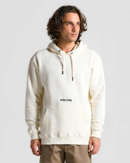 Moletom Volcom Canguru Signature Off White