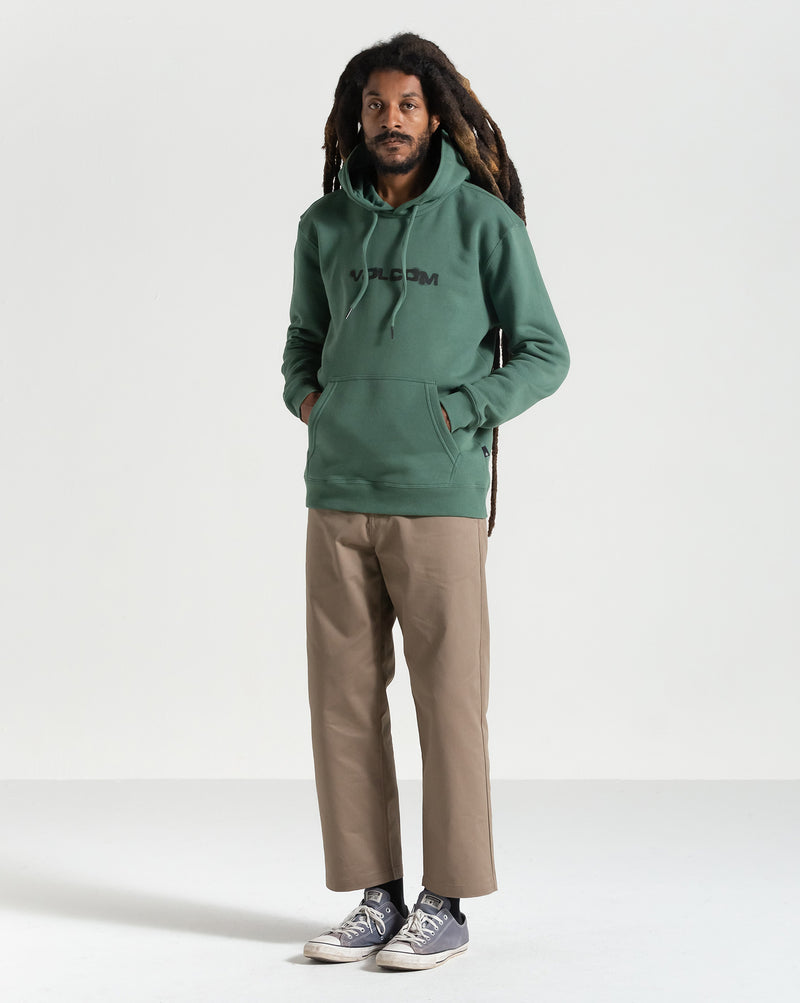 Moletom Volcom Canguru Stone Explorer Verde