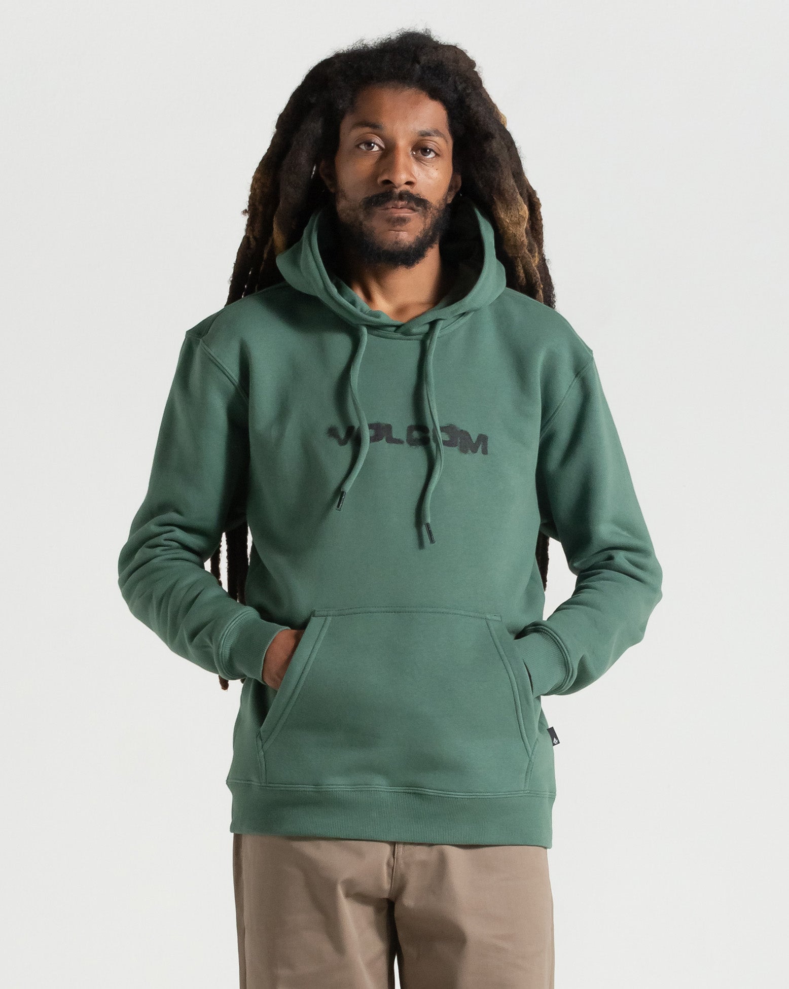 Moletom Volcom Canguru Stone Explorer Verde - Volcom Brasil - Loja