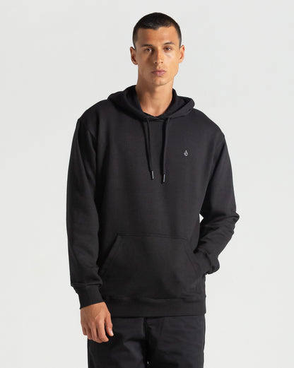 Moletom Volcom Canguru Clear Stone Preto