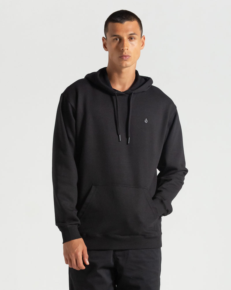 Moletom Volcom Canguru Clear Stone Preto