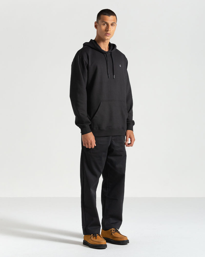 Moletom Volcom Canguru Clear Stone Preto