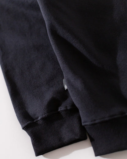 Moletom Canguru Aberto Volcom Single Stone Preto
