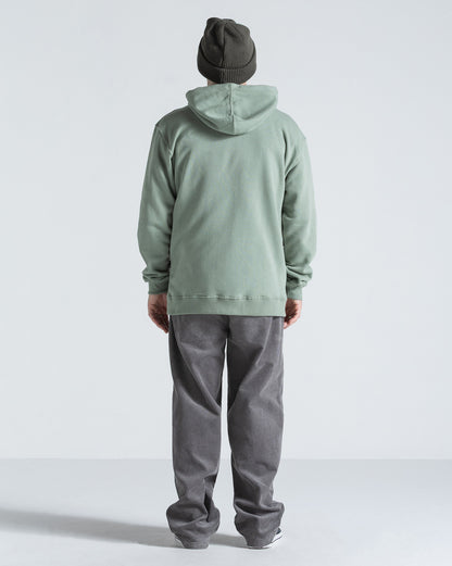 Moletom Canguru Aberto Volcom Single Stone Verde Claro