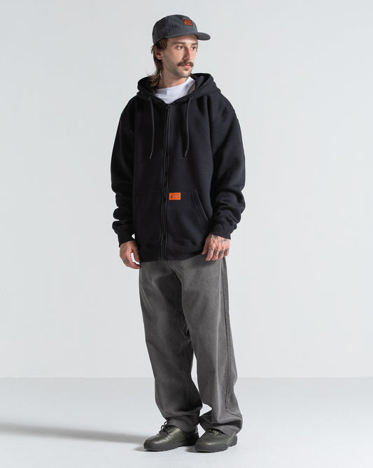 Moletom Canguru Aberto Volcom Axestone Preto