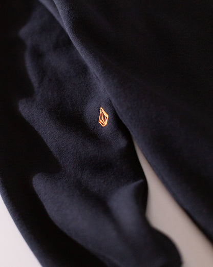 Moletom Canguru Aberto Volcom Axestone Preto