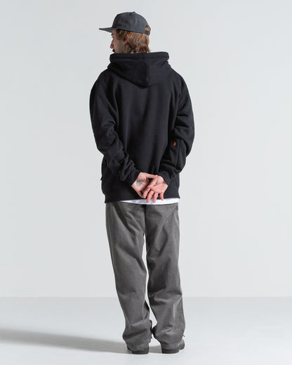 Moletom Canguru Aberto Volcom Axestone Preto