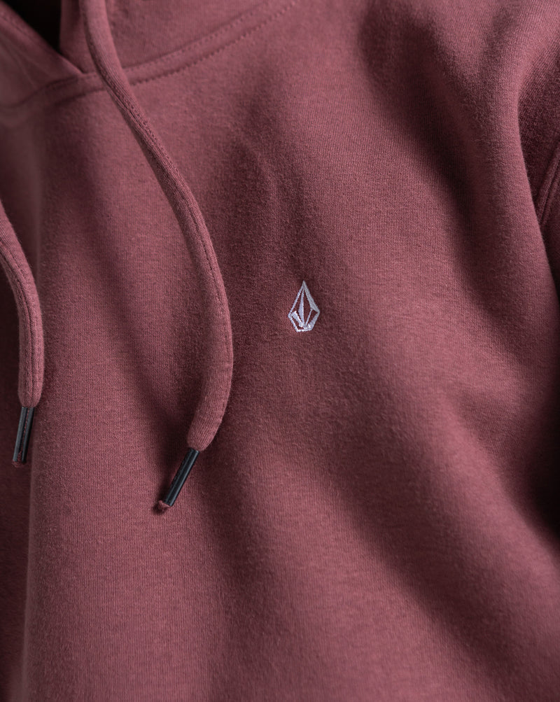 Moletom Canguru Volcom Single Stone Bordô