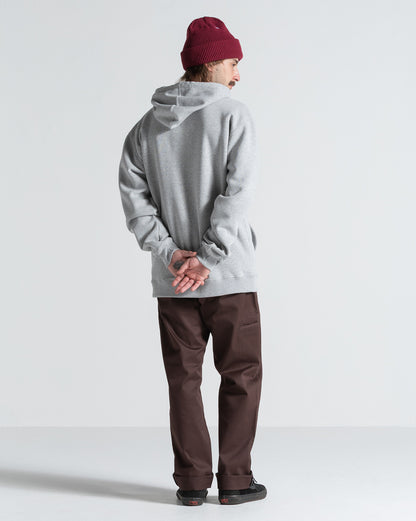 Moletom Canguru Volcom Single Stone Mescla Cinza