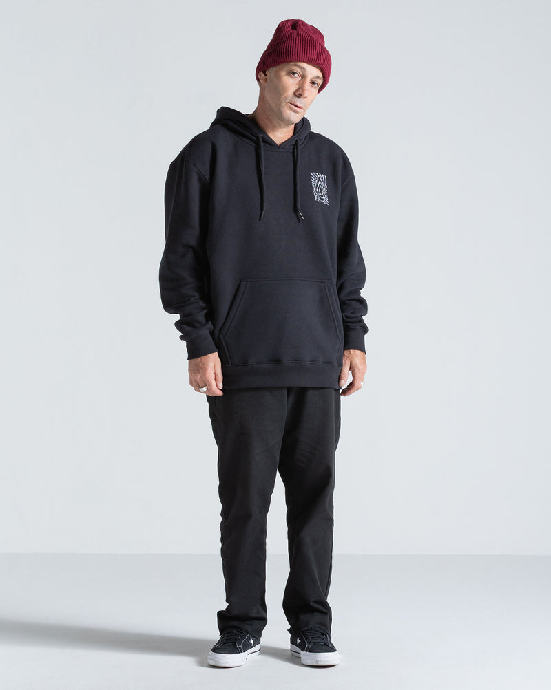Moletom Canguru Volcom Embrace Strange Preto