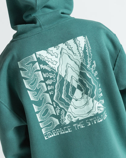Moletom Canguru Volcom Embrace Strange Verde