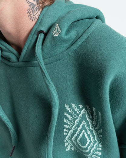 Moletom Canguru Volcom Embrace Strange Verde