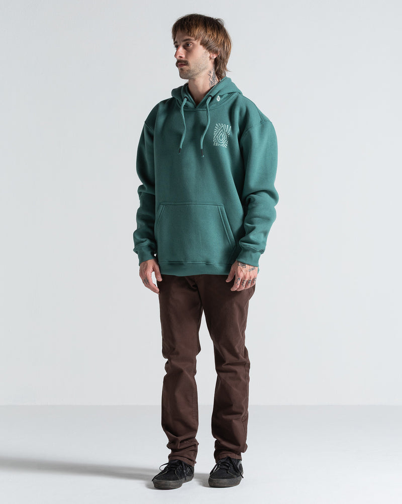 Moletom Canguru Volcom Embrace Strange Verde