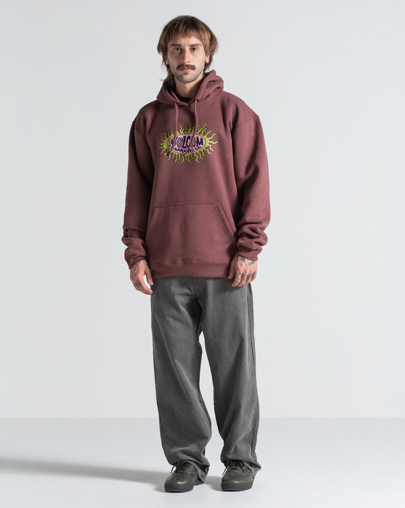 Moletom Canguru Volcom Watanite Bordô