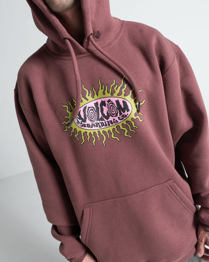 Moletom Canguru Volcom Watanite Bordô