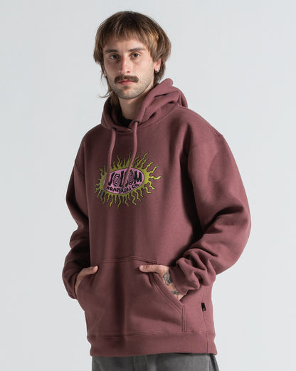 Moletom Canguru Volcom Watanite Bordô