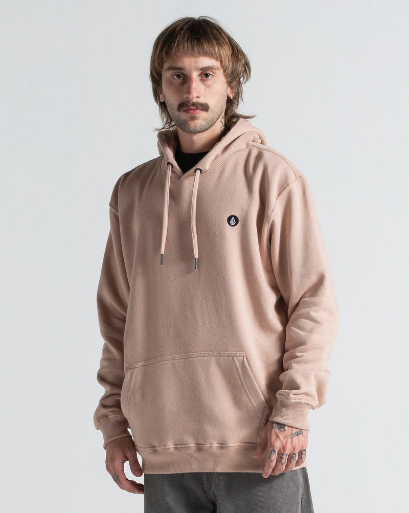 Moletom Canguru Volcom Foreman Bege