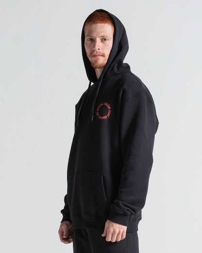 Moletom Canguru Volcom Circle Stoned Preto