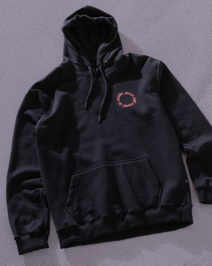 Moletom Canguru Volcom Circle Stoned Preto