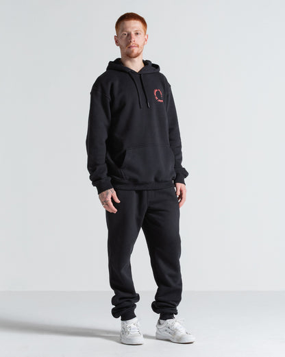 Moletom Canguru Volcom Circle Stoned Preto