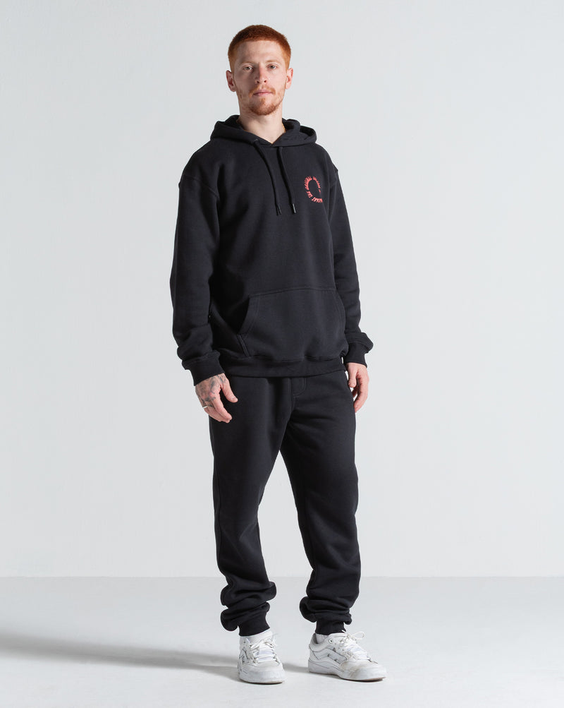 Moletom Canguru Volcom Circle Stoned Preto