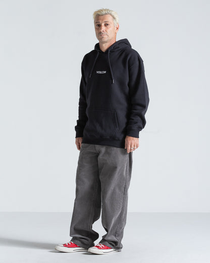 Moletom Canguru Volcom Signature Preto