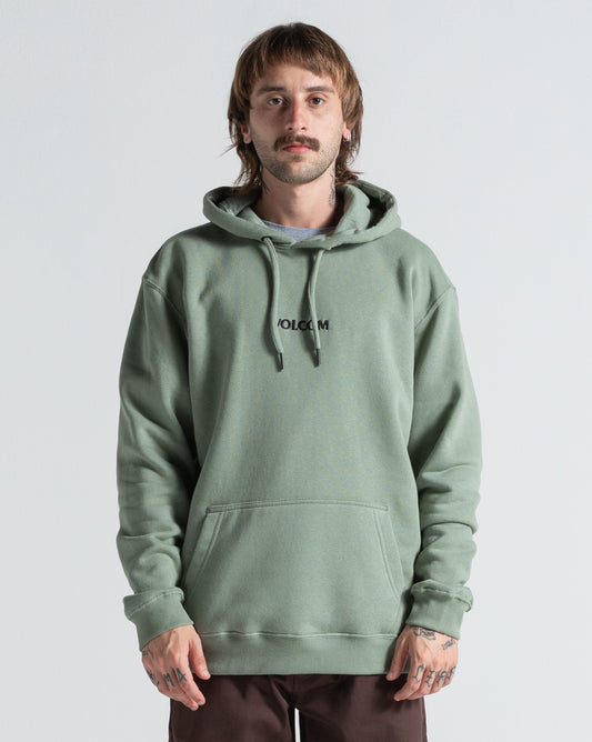 Moletom Canguru Volcom Signature Verde Claro