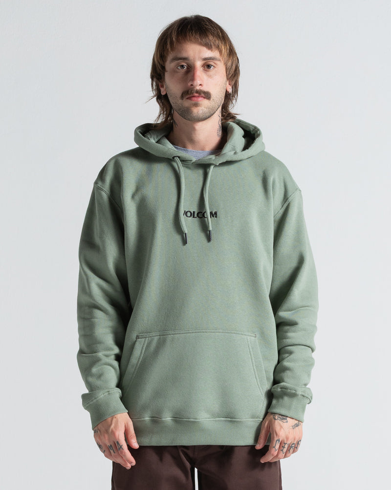 Moletom Canguru Volcom Signature Verde Claro